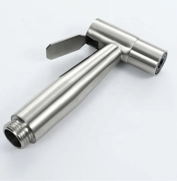 Stainless Steel Muslim Toilet Shower Set – 100cm Hose & Holder | Rust-Free & Durable