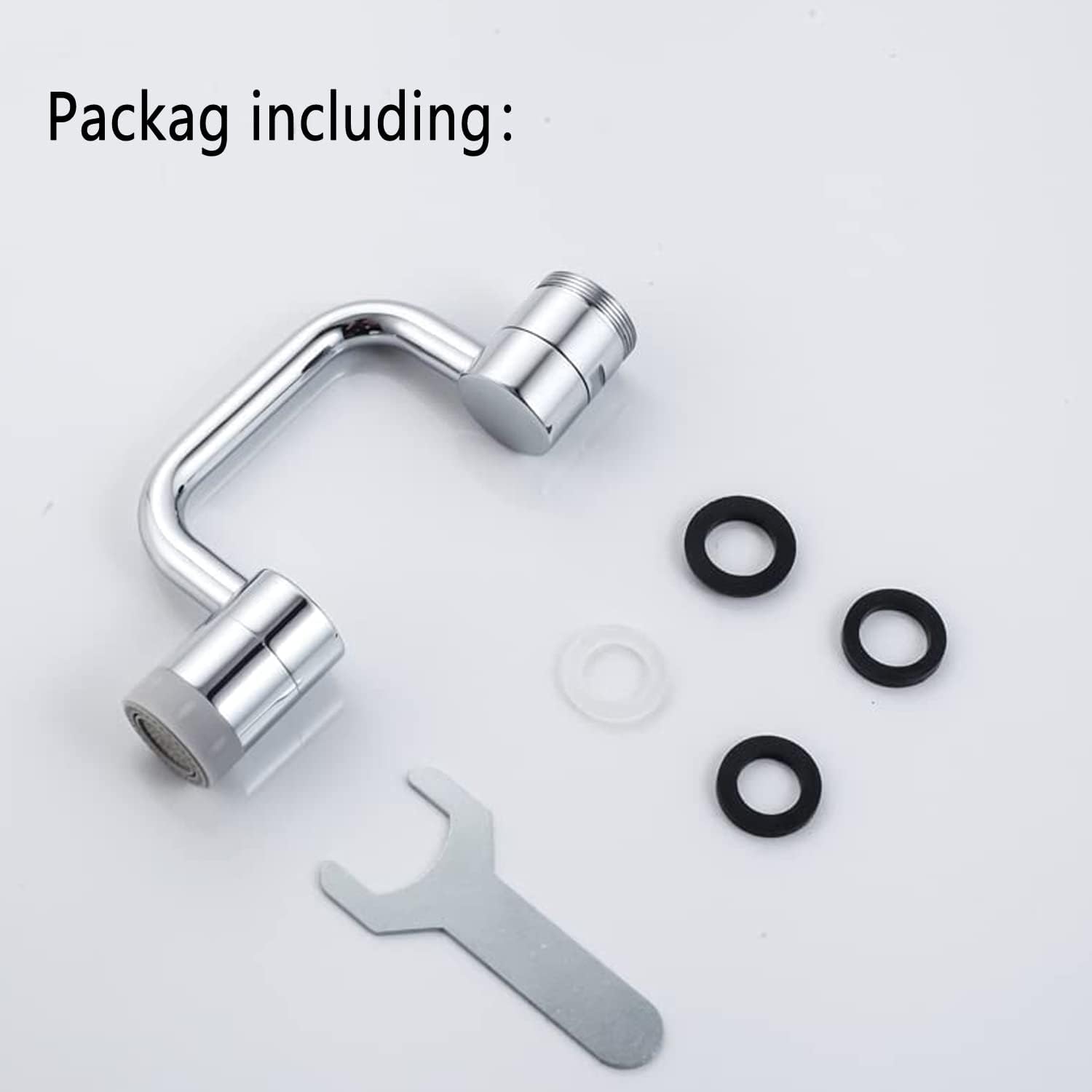 304 Stainless Steel Faucet Splash Head with Dual Water Modes