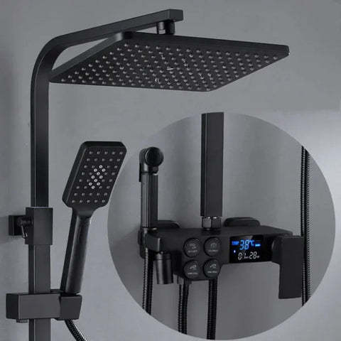 Digital Display Shower Set