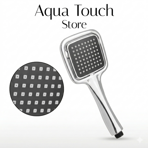 Aqua Touch Luxury Hand Shower Kit - High Pressure with Flexible Stainless Steel Hose